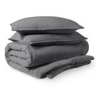 Conjunto de capa de edredom Bare Home Ultra Soft Washed Microfiber King