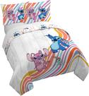 Conjunto de capa de edredom Jay Franco Lilo and Stitch em tamanho real