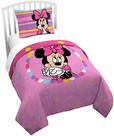 Conjunto de capa de edredom Jay Franco Minnie Mouse rosa Twin Size