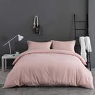 Conjunto de capa de edredom Mohap 1 em tamanho real com 2 fronhas - rosa