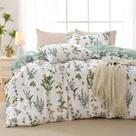 Conjunto de capa de edredom MUXHOMO Reversible Floral Queen com zíper