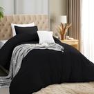 Conjunto de capa de edredom Utopia Bedding, 2 peças Twin/Twin XL preta