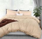 Conjunto de capa de edredom Utopia Bedding em tamanho real com 2 fronhas