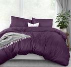 Conjunto de capa de edredom Utopia Bedding em tamanho real com 2 fronhas
