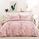 Conjunto de capa de edredom WONGS BEDDING Floral King com 2 fronhas