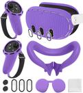 Conjunto de capa de silicone de acessórios VR para Meta/Oculus Quest 3