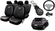 Conjunto de Capa do Citroen C3 Fell Pack 2021 a 2024 + Chaveiro e Capa de Volante Durável Conjunto de Capa do Citroen C3 Fell Pack 2021 a 2024 + Chaveiro e Capa de Volante Durável