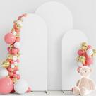 Conjunto de Capa para Arco de Casamento Wokceer - Tecido Spandex Branco para Arco Chiara