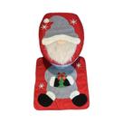 Conjunto De Capa Para Assento Sanitário De Natal Com Tema De Papai Noel, 2 Peças, Decoração Para