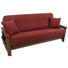 Conjunto de Capa para Futon Blazing Needles Tamanho Full Vinho 20 cm