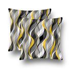 Conjunto de capas de almofada Weesire Modern Geometric 18x18