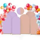 Conjunto de Capas para Arco Psasrm 3 Nude Lavanda em Spandex