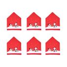 Conjunto De Capas Para Cadeira Do Papai Noel, Decoração Para Casa, Enfeite De Ano Novo, Presente De
