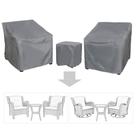 Conjunto de Capas para Móveis de Jardim BANER GARDEN Impermeável 3 Peças