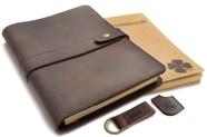 Conjunto de Capas para Notebook Le Vent em Couro Genuíno - Recarregável A5