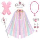 Conjunto de capas Princess Hapgo de 10 peças para festa de meninas