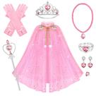 Conjunto de capas Princess Hapgo de 10 peças para festa de meninas