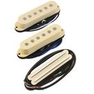 Conjunto De Captadores Para Guitarra Elétrica Alnico 5 Single Coil Hot Dual Rails Cream ST SSS Peças