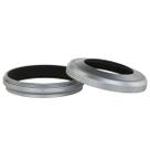 Conjunto de capuz de lente e anel adaptador Haoge LH-X49W para Fuji X70/X100