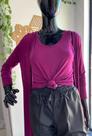 Conjunto de cardigan com regata