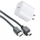 Conjunto de carregadores USB C para calculadoras Texas Instruments Sienza