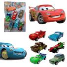 Conjunto de Carrinhos Carros Disney Miniaturas Relâmpago McQueen e Amigos