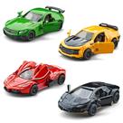 Conjunto de carros de brinquedo KIDAMI Racing em metal fundido com portas que podem ser abertas