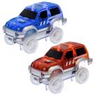Conjunto de carros de brinquedo Picasso Tiles Magnetic, 2 peças para crianças a partir de 3 anos Conjunto de carros de brinquedo Picasso Tiles Magnetic, 2 peças para crianças a partir de 3 anos