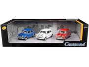 Conjunto de Carros Diecast Cararama Mini Cooper 1/43 com 3 Peças