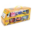 Conjunto de carros Toy Robot Poli Car Kids Transform Vehicle 6 unidades