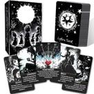 Conjunto de cartas de tarô Lythra 78 Tarot Oracle Cards com livro-guia