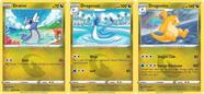 Conjunto de cartas Pokémon Dragonite 131/195 Silver Tempest Evolution Conjunto de cartas Pokémon Dragonite 131/195 Silver Tempest Evolution