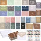 Conjunto de cartões comemorativos Sayglossy 120 Inspirational Christian Conjunto de cartões comemorativos Sayglossy 120 Inspirational Christian