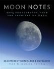 Conjunto de cartões de notas Chronicle Books Moon Notes NASA 20 Cards