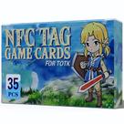 Conjunto de cartões NFC 35 unidades Row, TOTO e BOTS com caixa de ferro