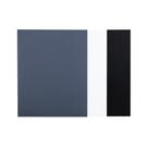 Conjunto de cartões White Balance JJC 10x8cm com cartão cinza, branco e preto