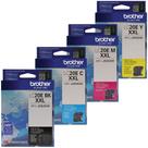 Conjunto de cartuchos de tinta BROTHER LC20E Super High Yield