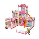 Conjunto De Casa De Bonecas 3D DIY Castelo De Princesa Dos Sonhos Para Meninas, Brinquedo Musical De Conjunto De Casa De Bonecas 3D DIY Castelo De Princesa Dos Sonhos Para Meninas, Brinquedo Musical De
