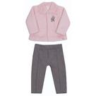 Conjunto De Casaco Forrado Com Calça Paraíso