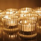 Conjunto de castiçais Tealight VOHO Crystal Clear Glass x24