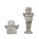 Conjunto de castiçais Vintage Angel Cupid para decoração de jardim e casa
