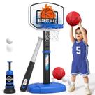 Conjunto de cesta de basquete e bola T Wee Wonders 2 em 1 preto