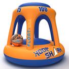 Conjunto de cesta de basquete para piscina Hoop Shark Laranja/Azul