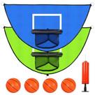 Conjunto de cestas de basquete de trampolim CIXIZUIJIA, 2 peças, 90x50 cm