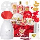 Conjunto de cestas de presentes de banho e corpo Lily Roy Rose Spa para mulheres