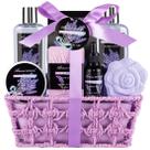 Conjunto de cestas de presentes para banheira de spa ArioseMonde com gel de banho, banheira de espuma