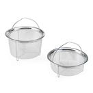 Conjunto de cestas Steamer Instant Pot Official em aço inoxidável Conjunto de cestas Steamer Instant Pot Official em aço inoxidável