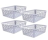 Conjunto De Cestos Organizador Multiuso Gaveta Armário Pague 3 Leve 4 - 855.2 Utility Conjunto De Cestos Organizador Multiuso Gaveta Armário Pague 3 Leve 4 - 855.2 Utility