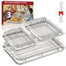 Conjunto de cestos para fritadeira OPENICE em aço inoxidável com pergaminho