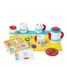 Conjunto de chá Melissa & Doug Steep e sirva 20 peças para crianças a partir de 3 anos